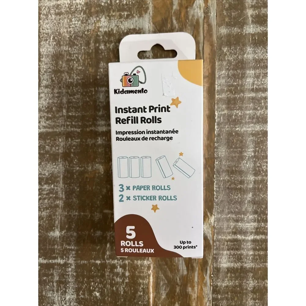 Kidamento Instant Print Kids Camera Original Thermal Printing Paper Roll Refills